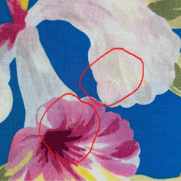 Lauren Ralph Lauren Vibrant Colorful Tropical Floral Mandarin Collar Tank Sz 3X - Picture 12 of 13